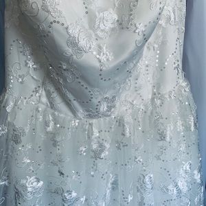 Wedding Dress, no train.  New, no holes,